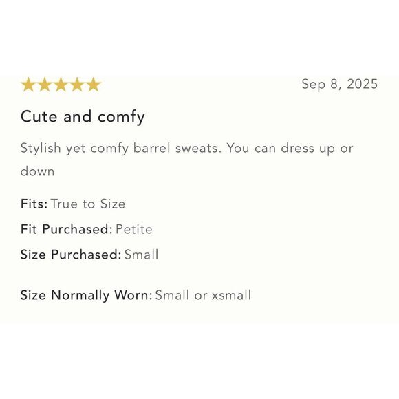 NWT Size XXS - Daily Practice by Anthropologie Barrel Sweatpants - Picture 10 of 16